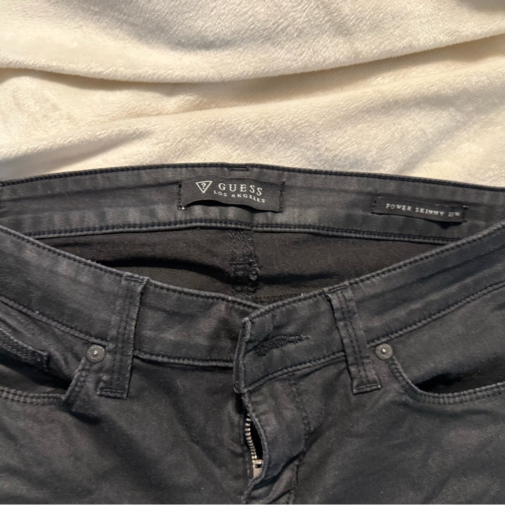 Guess Charcoal Power Skinny Jeans